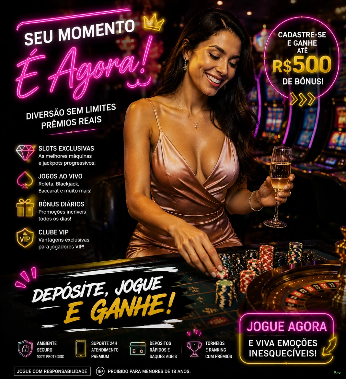 Bônus exclusivos membros VIP 5ee